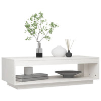 Salontafel 110X50X33,5 Cm Massief Grenenhout