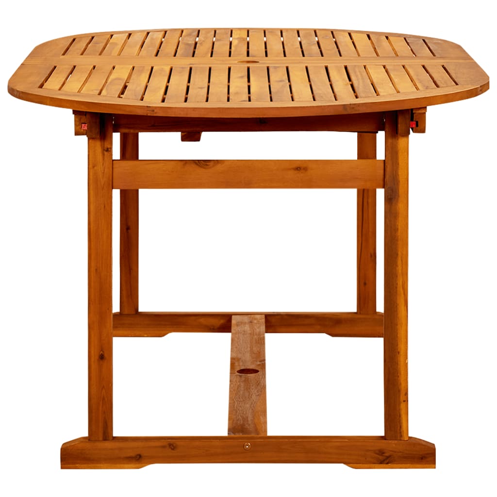Tuintafel (160-240)X100X75 Cm Massief Acaciahout