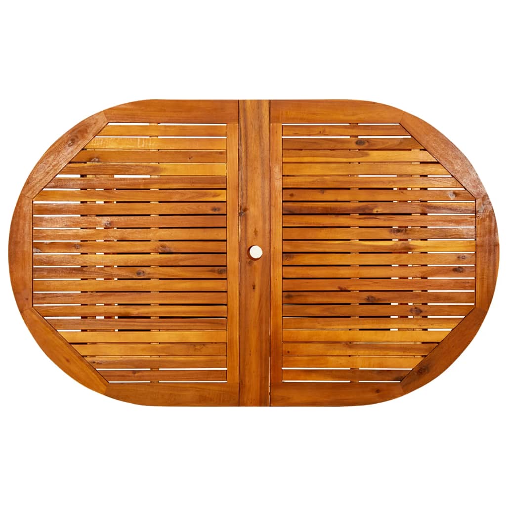 Tuintafel (160-240)X100X75 Cm Massief Acaciahout