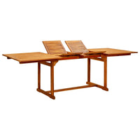 Tuintafel (160-240)X100X75 Cm Massief Acaciahout