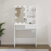 Kaptafel Met Led-Verlichting 74,5X40X141 Cm