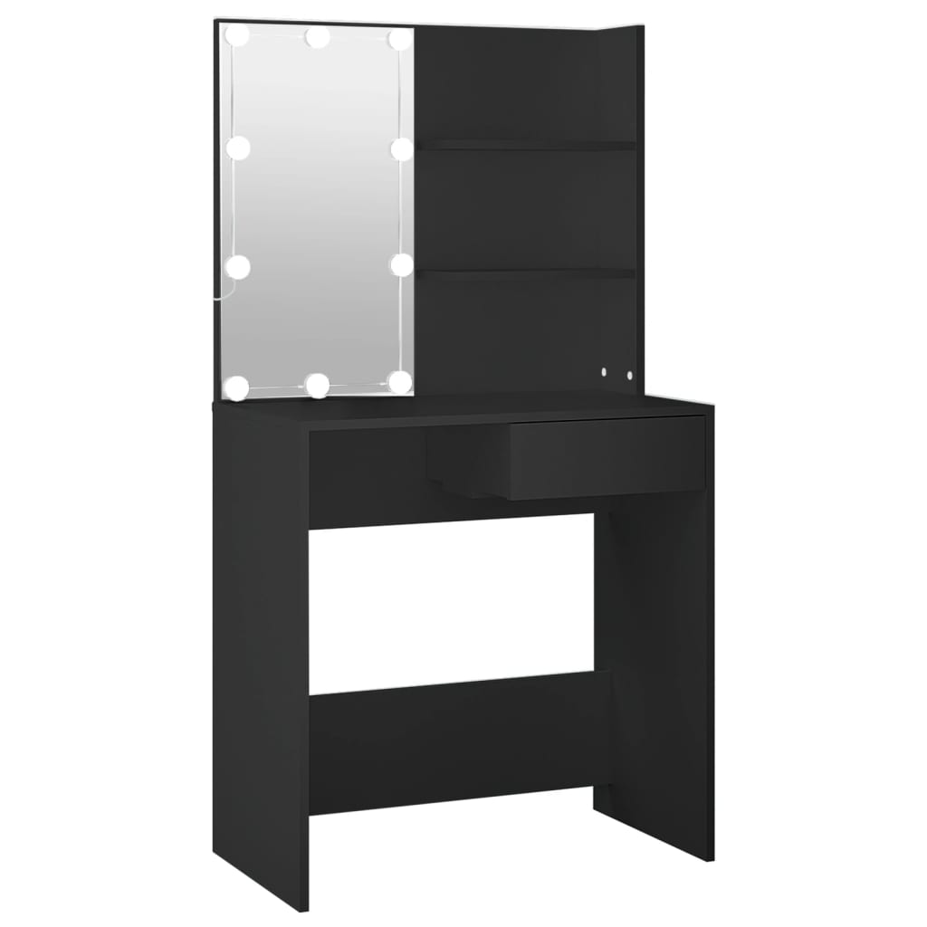 Kaptafel Met Led-Verlichting 74,5X40X141 Cm