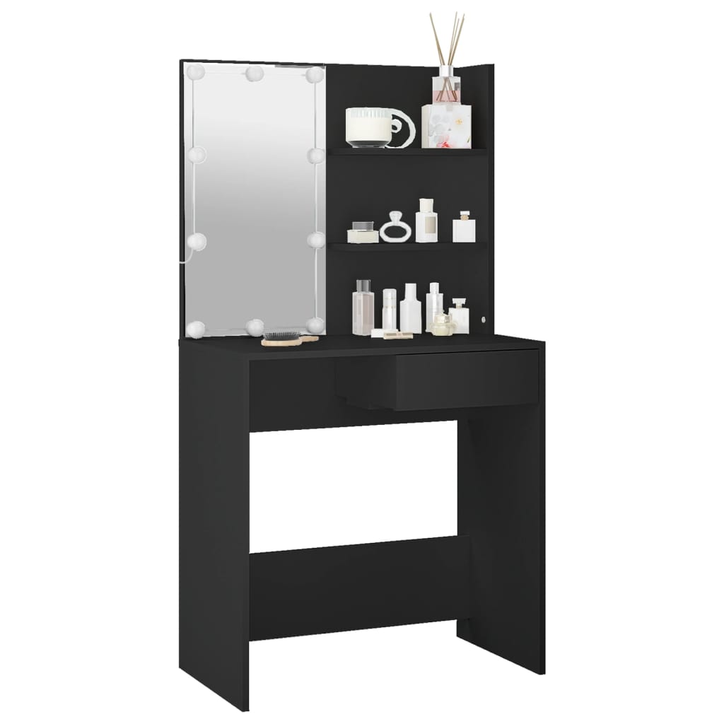 Kaptafel Met Led-Verlichting 74,5X40X141 Cm