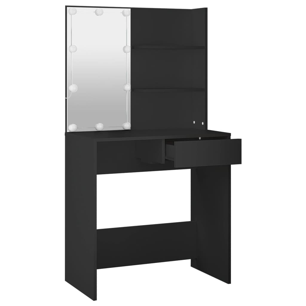 Kaptafel Met Led-Verlichting 74,5X40X141 Cm