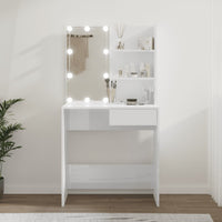 Kaptafel Met Led-Verlichting 74,5X40X141 Cm