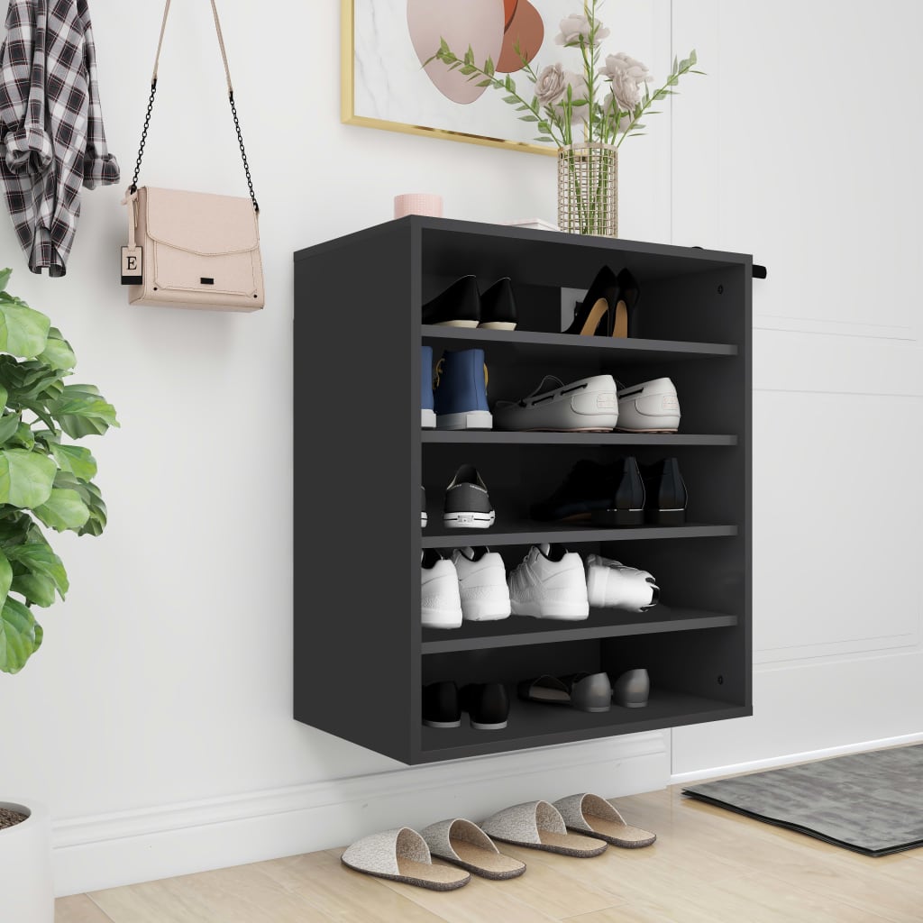 Schoenenkast Bewerkt Hout Kleurig