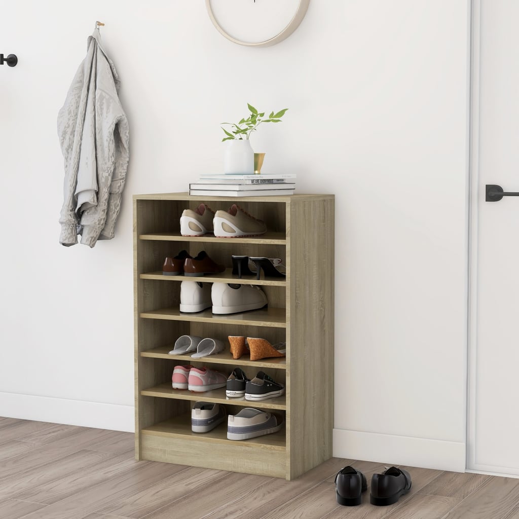 Schoenenkast Bewerkt Hout Kleurig