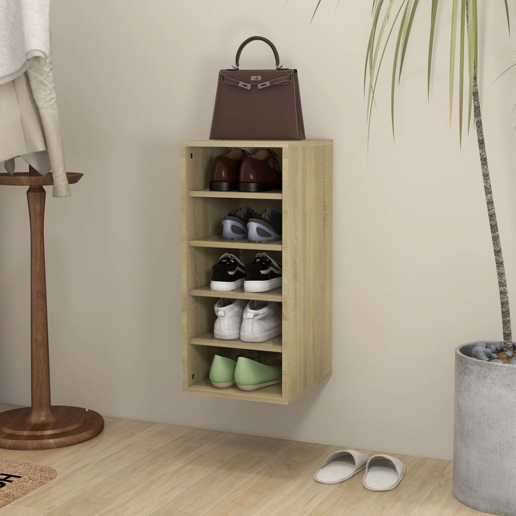 Schoenenkast Bewerkt Hout Kleurig