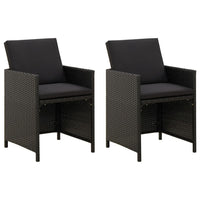 Tuinstoelen Met Kussens Poly Rattan