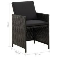 Tuinstoelen Met Kussens Poly Rattan