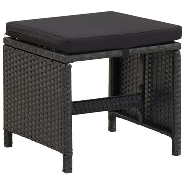Tuinkrukken Met Kussens Poly Rattan