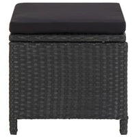 Tuinkrukken Met Kussens Poly Rattan