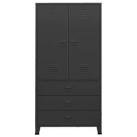 Kledingkast Industrieel 90X50X180 Cm Metaal