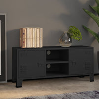Tv-Meubel Industrieel 105X35X42 Cm Metaal Kleurig