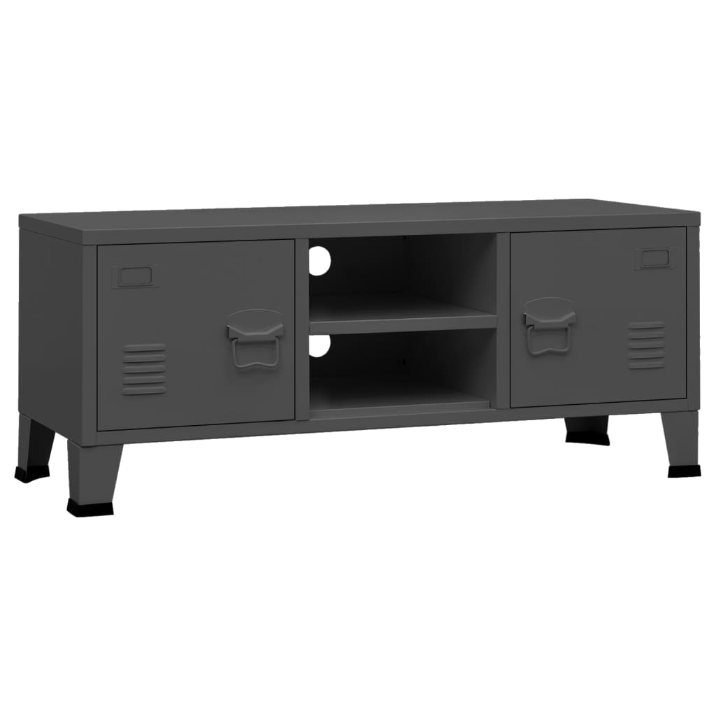 Tv-Meubel Industrieel 105X35X42 Cm Metaal Kleurig