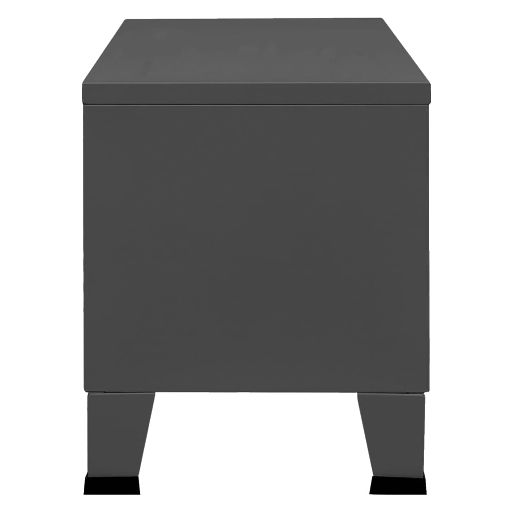 Tv-Meubel Industrieel 105X35X42 Cm Metaal Kleurig
