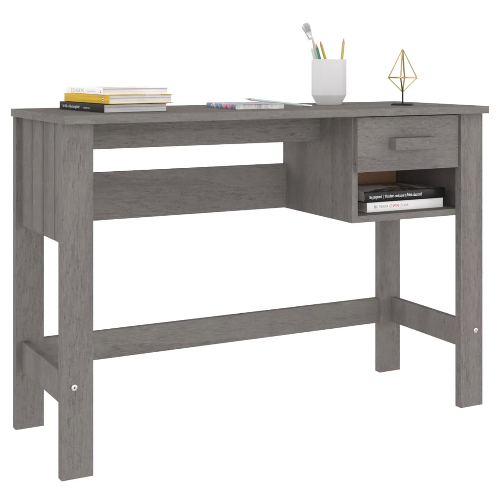 Bureau Hamar 110X40X75 Cm Massief Grenenhout