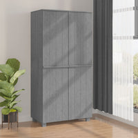 Kledingkast Hamar 89X50X180 Cm Massief Grenenhout