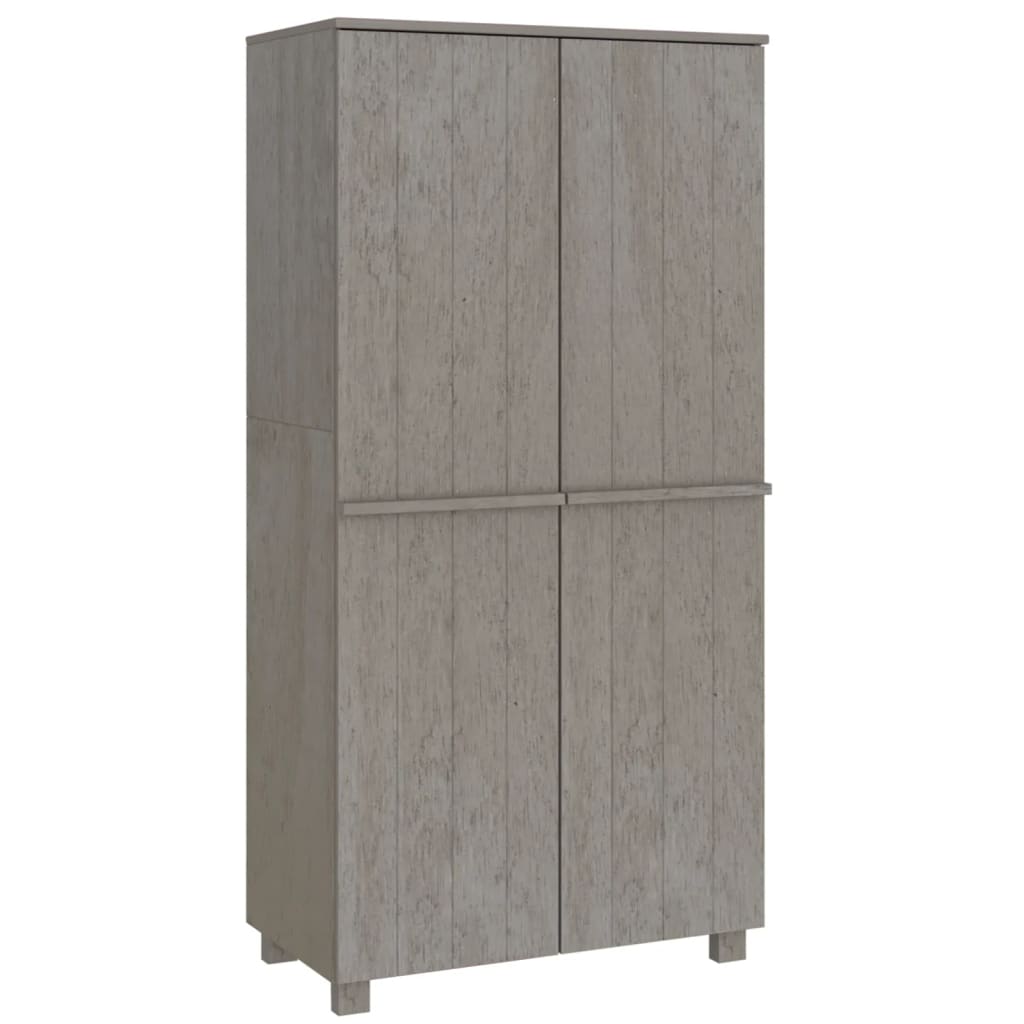 Kledingkast Hamar 89X50X180 Cm Massief Grenenhout