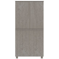 Kledingkast Hamar 89X50X180 Cm Massief Grenenhout