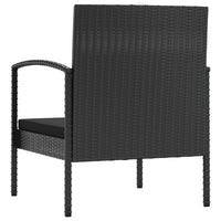 Loungeset Met Kussens Poly Rattan