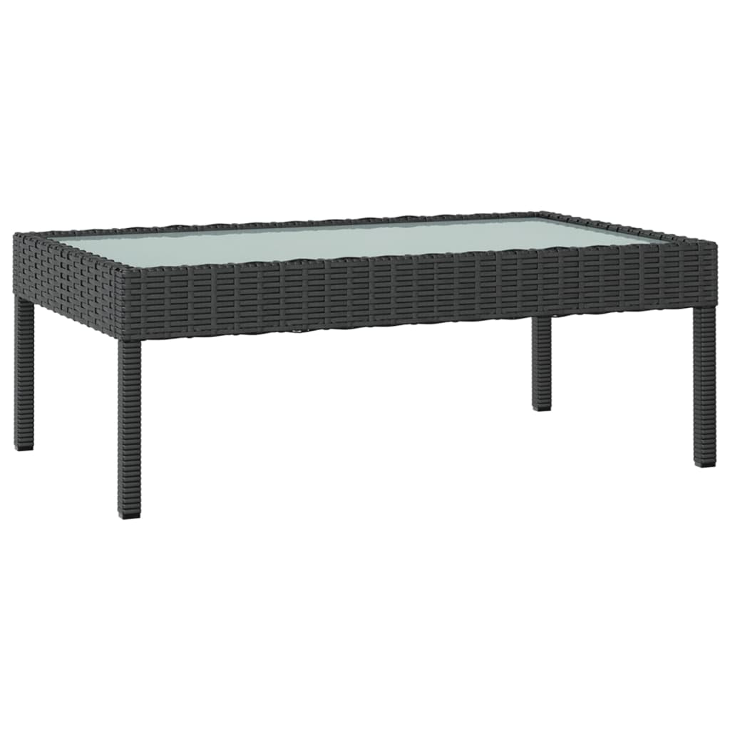 Loungeset Met Kussens Poly Rattan