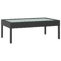 Loungeset Met Kussens Poly Rattan