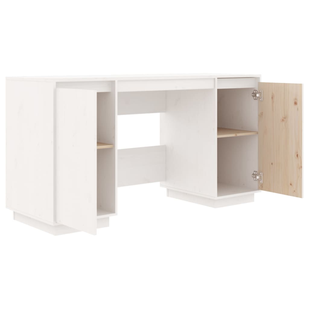 Bureau 140X50X75 Cm Massief Grenenhout
