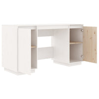 Bureau 140X50X75 Cm Massief Grenenhout