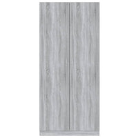 Kledingkast 90X52X200 Cm Bewerkt Hout Eikenkleurig