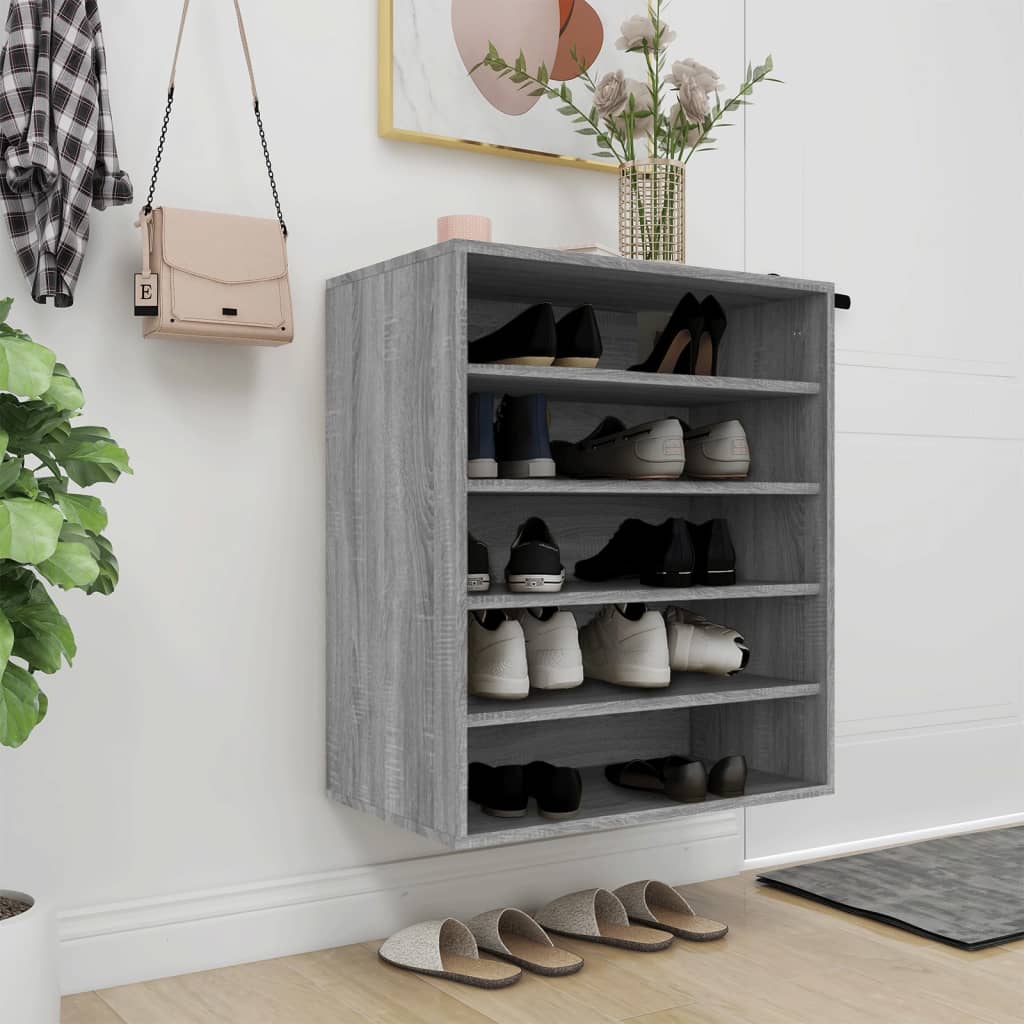 Schoenenkast Bewerkt Hout Kleurig