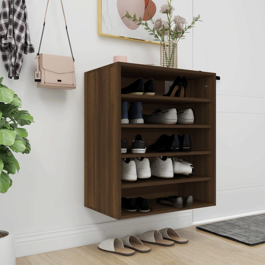 Schoenenkast Bewerkt Hout Kleurig