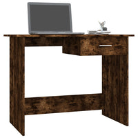 Bureau 100X50X76 Cm Bewerkt Hout Kleurig