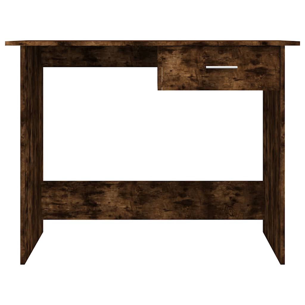 Bureau 100X50X76 Cm Bewerkt Hout Kleurig