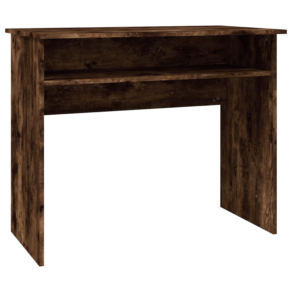 Bureau 90X50X74 Cm Bewerkt Hout Kleurig