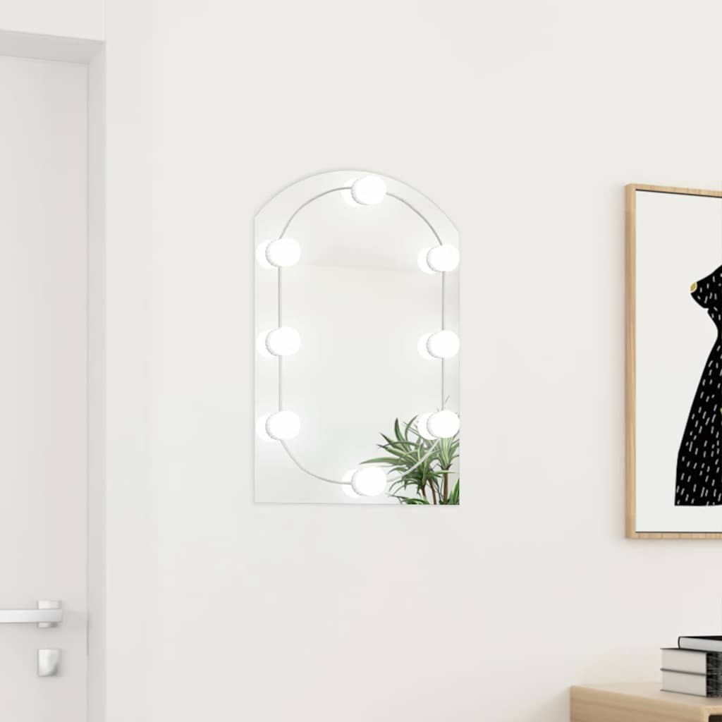 Spiegel Met Led-Verlichting Glas