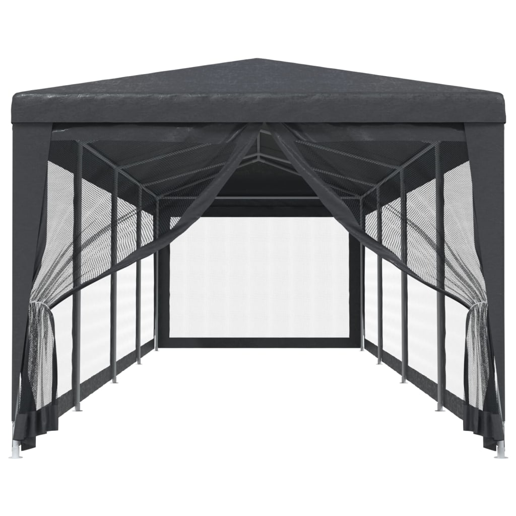 Partytent Met 10 Mesh Zijwanden Hdpe Kleurig