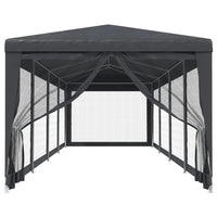 Partytent Met 10 Mesh Zijwanden Hdpe Kleurig