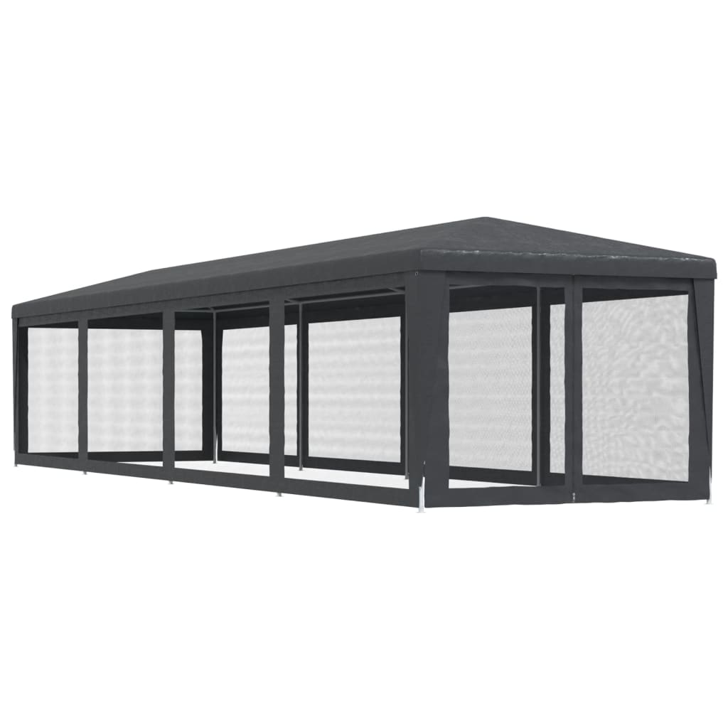 Partytent Met 10 Mesh Zijwanden Hdpe Kleurig