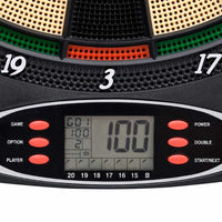 Dartbord Elektrisch Met Darts Polypropeen Zwart