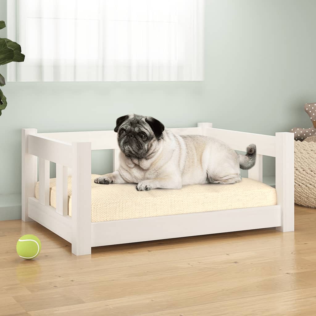 Hondenbed 65,5 X 50 X 28 Cm Massief Grenenhout