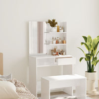 Kaptafel Met Spiegel 74,5X40X141 Cm