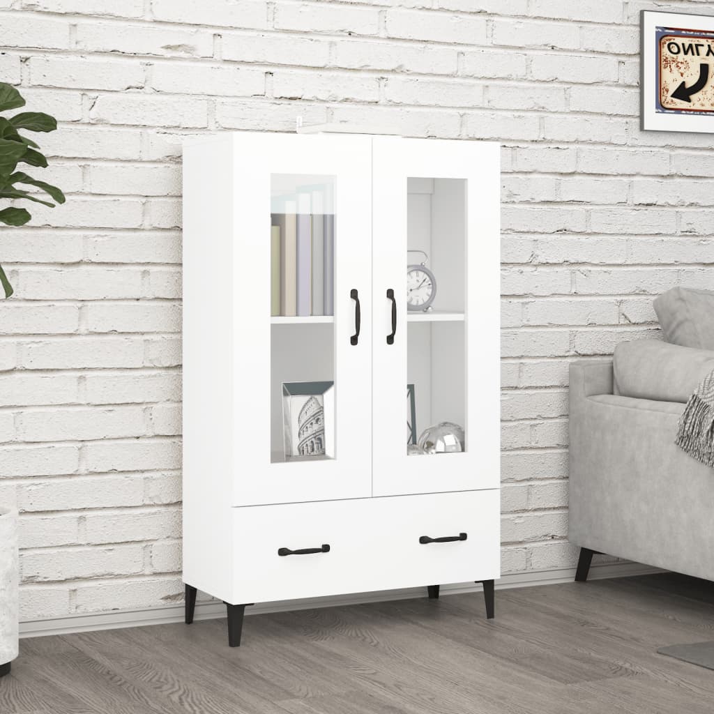 Hoge Kast 70X31X115 Cm Bewerkt Hout