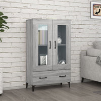 Hoge Kast 70X31X115 Cm Bewerkt Hout