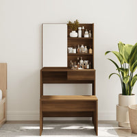 Kaptafel Met Spiegel 74,5X40X141 Cm