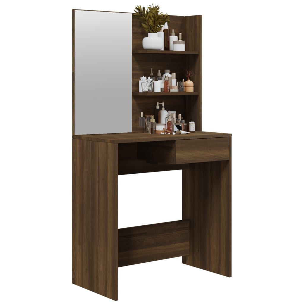 Kaptafel Met Spiegel 74,5X40X141 Cm