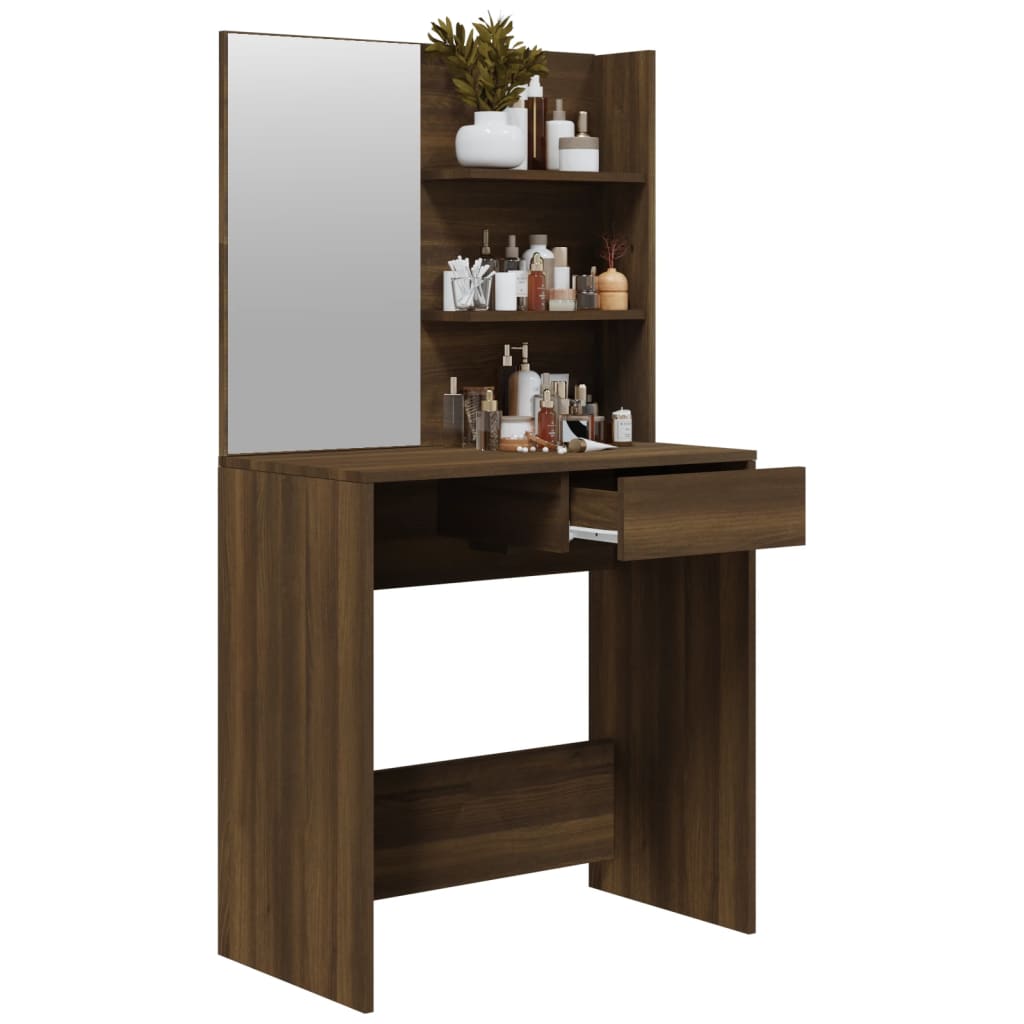 Kaptafel Met Spiegel 74,5X40X141 Cm