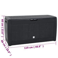 Tuinbox 119X48X60 Cm Polypropeen Kleurig