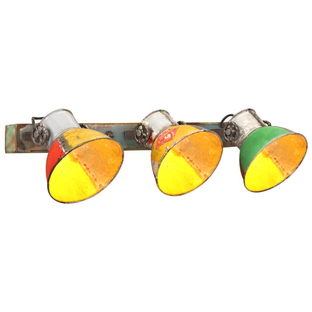 Wandlamp Industrieel E27 65X25 Cm Messingkleurig