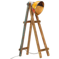 Vloerlamp E27 Massief Mangohout Kleurig